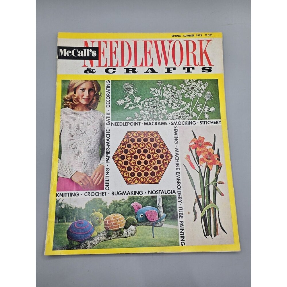 Vintage McCall's Needlework‎ & Crafts Magazine Spring - Summer MCM 1972